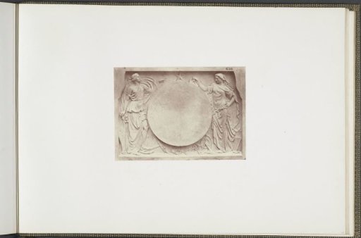 Plaster models for sculptures at the Palais du Louvre: "La Navigation commerciale et la Mécanique" by Joseph Pollet