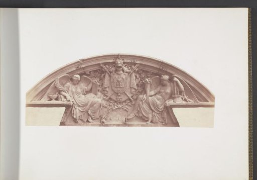 Plaster model for the sculpture "Intellectual Labor and Manual Labor" by Georges Diébolt at the Palais du Louvre