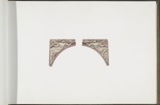 Plaster model for sculpture on the Palais du Louvre: "La Renommée" by Georges Diébolt