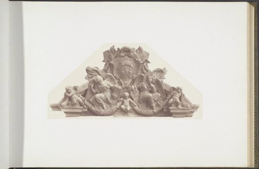Plaster model for sculpture on the Palais du Louvre