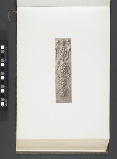 Detail of a plaster model for the decoration of the attic floor of the Pavillon de Turgot