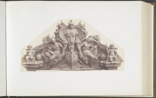 Plaster model for sculpture on the Palais du Louvre: "L'Abondance" by Eugène Guillaume