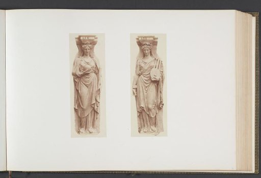 Plaster models for caryatids on the Palais du Louvre by Eugène Guillaume
