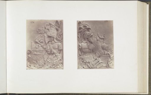 Plaster models for decorations on the Palais du Louvre by Emile Knecht