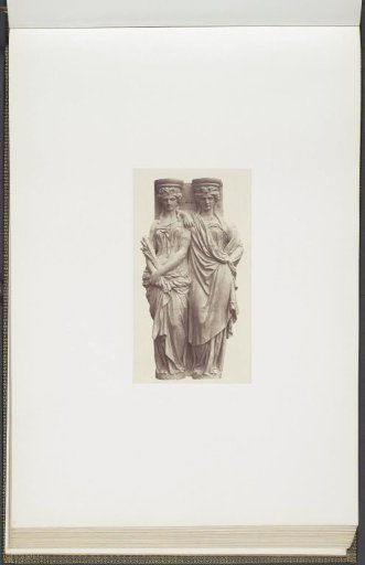 Plaster models for caryatids on the Palais du Louvre by Astyanax Bosio