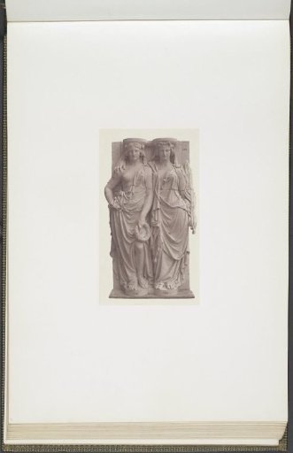 Plaster models for caryatids on the Palais du Louvre by Joseph Pollet