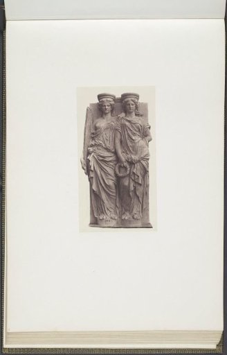 Plaster models for caryatids on the Palais du Louvre by Jules Cavelier