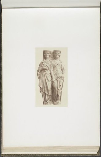 Plaster models for caryatids on the Palais du Louvre by Astyanax Bosio