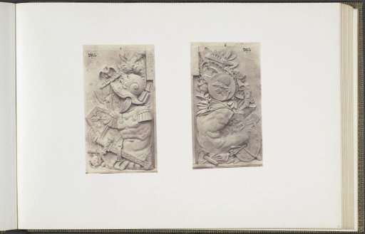 Plaster models for decorations on the second floor of the Pavillon Richelieu of the Palais du Louvre