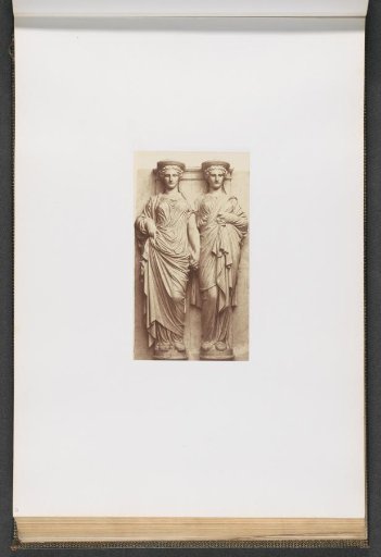 Plaster models for caryatids on the Palais du Louvre by Pierre Charles Simart