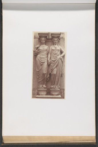 Plaster models for caryatids on the Palais du Louvre by Pierre Charles Simart