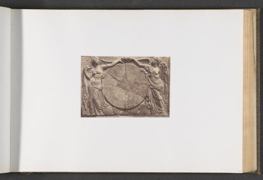 Plaster model for sculpture on the Palais du Louvre: "Beauty and Art" by Eugène Guillaume
