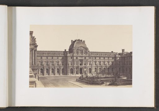 Cour Napoléon and the Pavillon Sully Seen from the Turgot Wing