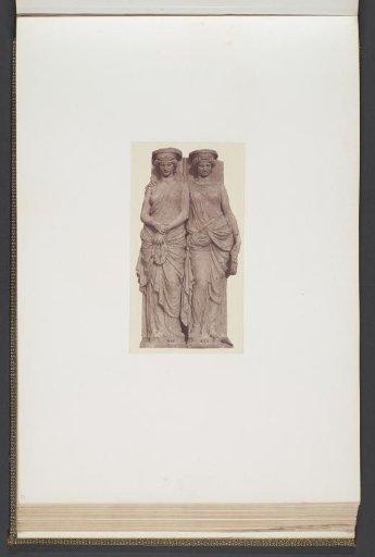 Plaster models for caryatids at the Palais du Louvre by Louis Brian