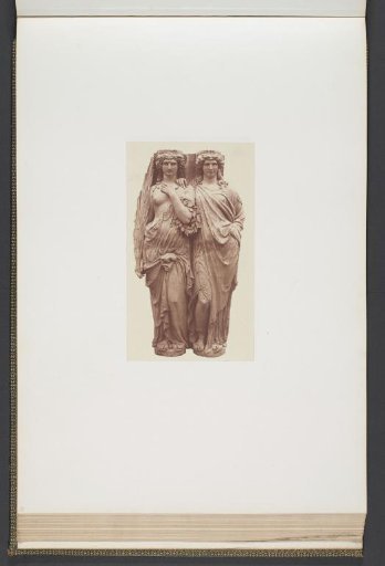 Plaster models for caryatids at the Palais du Louvre by Auguste Ottin
