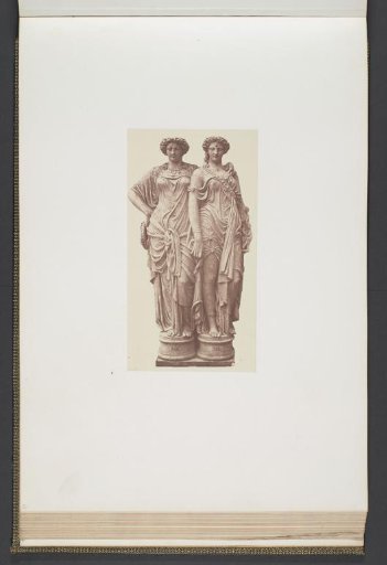 Plaster models for caryatids on the Palais du Louvre by Elias Robert