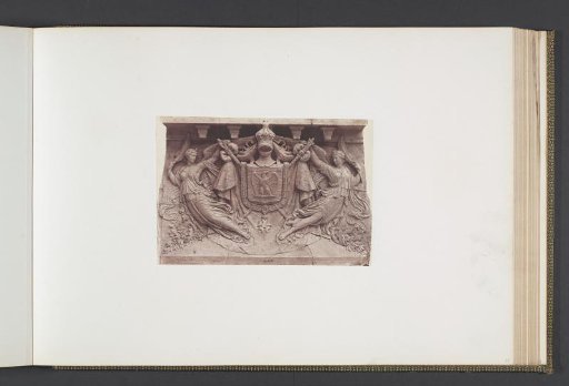 Plaster model for sculpture on the Palais du Louvre: "Le Courage civique et la Gloire" by Théodore Gruyère