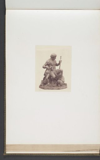 Plaster model for sculpture on the Palais du Louvre: "L'Ordre" by Antoine-Louis Barye