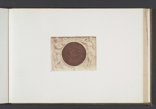 Plaster models for sculptures at the Palais du Louvre: "L'Histoire et la Vérité" by Pierre Loison