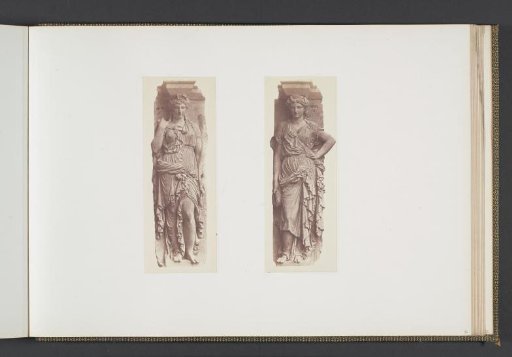 Plaster models for caryatids at the Palais du Louvre by Eugène Louis Lequesne