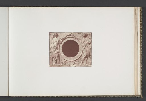 Plaster models for sculptures at the Palais du Louvre: "La Science et l'Industrie" by Jean-Esprit Marcellin