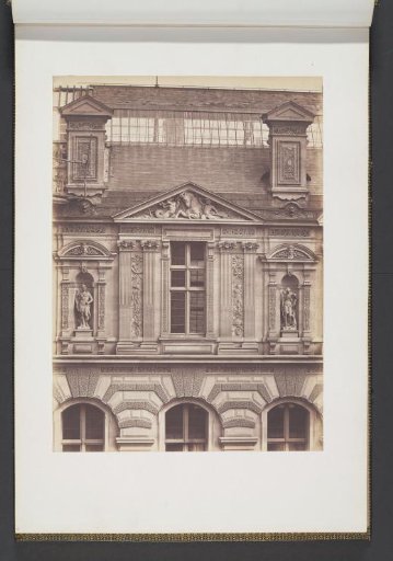 North facade at the Cour Visconti of the Palais du Louvre