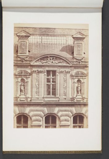 North facade at the Cour Visconti of the Palais du Louvre