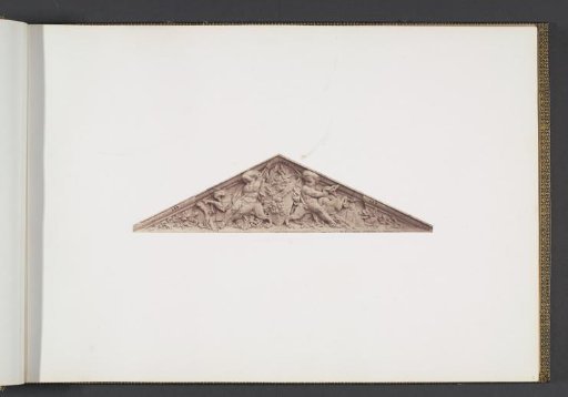 Plaster models for sculptures at the Palais du Louvre: "La Guerre" by Edmond Levêque