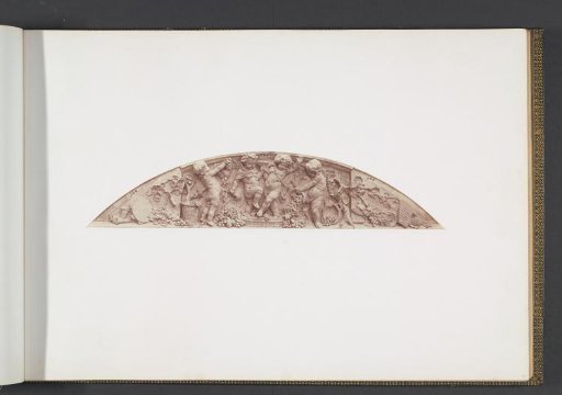 Plaster models for sculptures at the Palais du Louvre: "Les Vendanges" by Georges Clère