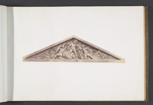 Plaster models for sculptures at the Palais du Louvre: "La Guerre" by Emile Ricard et Rousseau