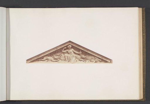 Plaster models for sculptures at the Palais du Louvre: "La Chasse" by François Théophile Murgey