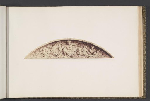 Plaster models for sculptures at the Palais du Louvre: "La Navigation" by Alexandre Lequien