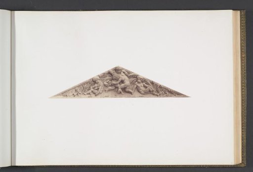 Plaster models for sculptures at the Palais du Louvre: "La Lutte" by Alexandre Schoenewerk
