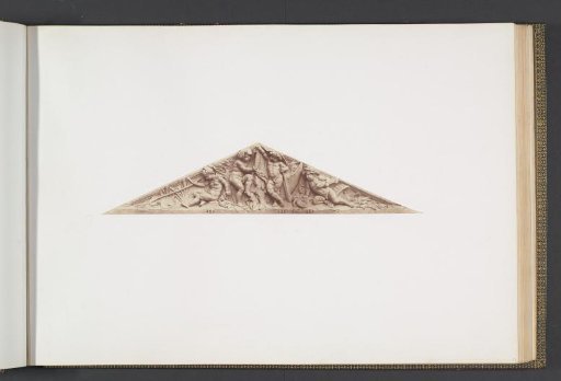 Plaster models for sculptures at the Palais du Louvre: "La Pêche" by François Truphème