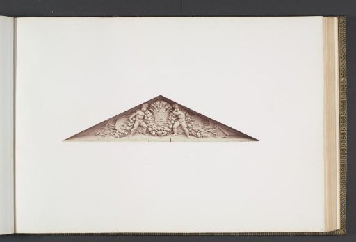 Plaster models for sculptures at the Palais du Louvre: "La Récolte" by Hubert Lavigne