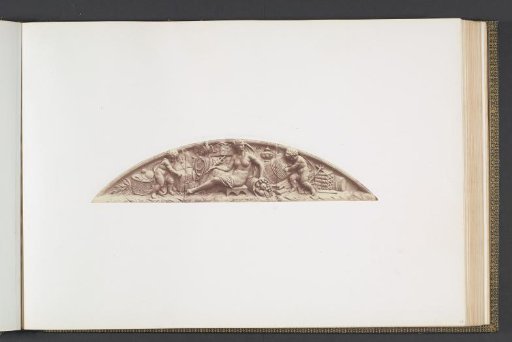 Plaster models for sculptures at the Palais du Louvre