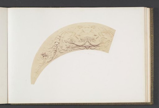 Plaster model for a vault decoration of the Palais du Louvre by Pierre Edouard Charrier