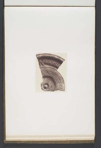 Plaster models for a vault decoration of the Palais du Louvre by Victor Corbel