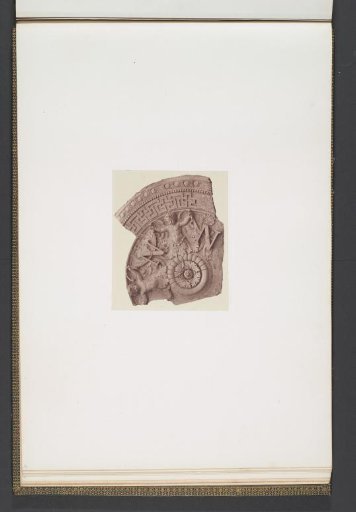 Plaster models for a decoration of the Palais du Louvre by Leprêtre