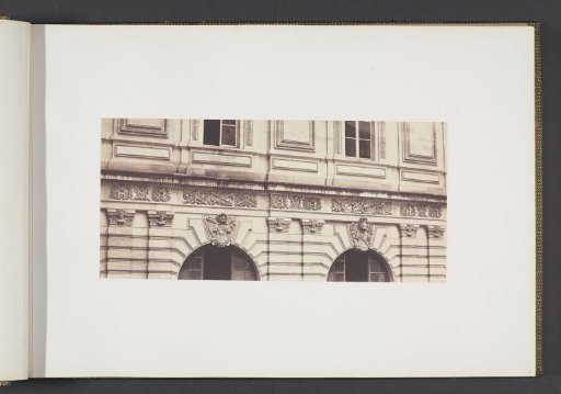 West facade at the Cour Visconti of the Palais du Louvre