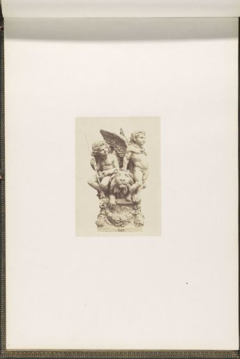 Plaster model for sculpture on the Palais du Louvre: "La Force" by Louis Léopold Chambard