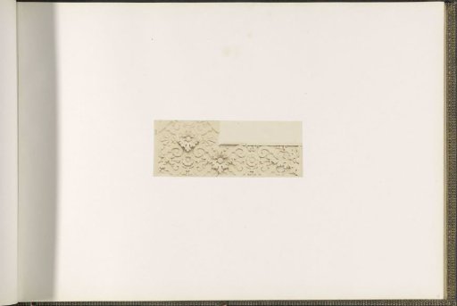 Plaster model for decoration on the Bibliothèque Impériale of the Palais du Louvre