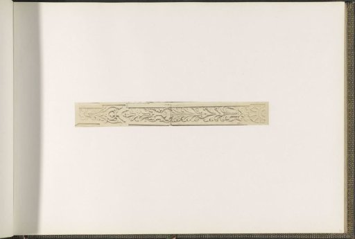 Plaster model for decoration on the Bibliothèque Impériale of the Palais du Louvre