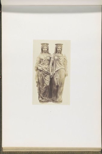 Plaster models for caryatids on the Palais du Louvre by Astyanax Bosio