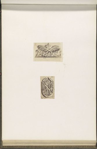 Plaster models for panels on the Bibliothèque Impériale: left for the façade, right for a side door