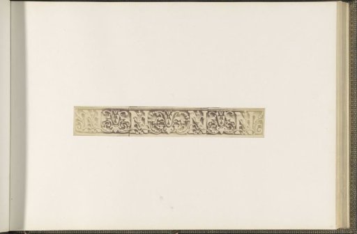 Plaster model for a frieze decoration on the Palais du Louvre by Jean-Pierre Hurpin