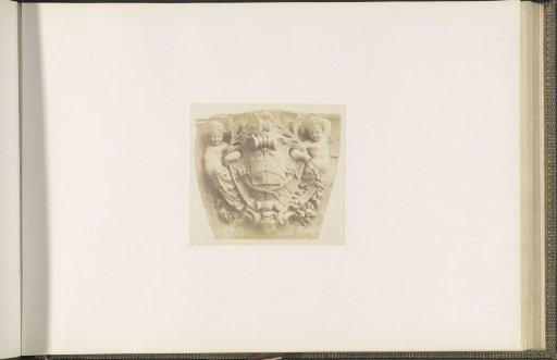 Plaster model for a keystone of the Palais du Louvre by Pierre Edouard Charrier