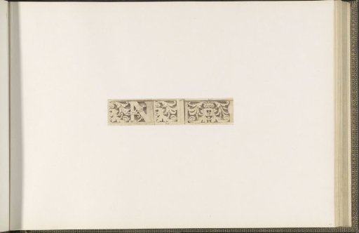 Plaster model for a frieze decoration on the Palais du Louvre