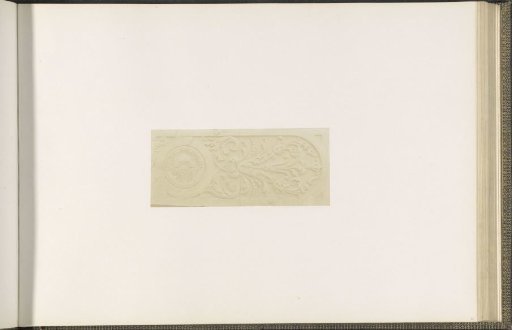 Plaster model for decoration of the Palais du Louvre
