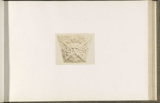 Plaster model for a keystone of the Palais du Louvre by Jules Lafrance